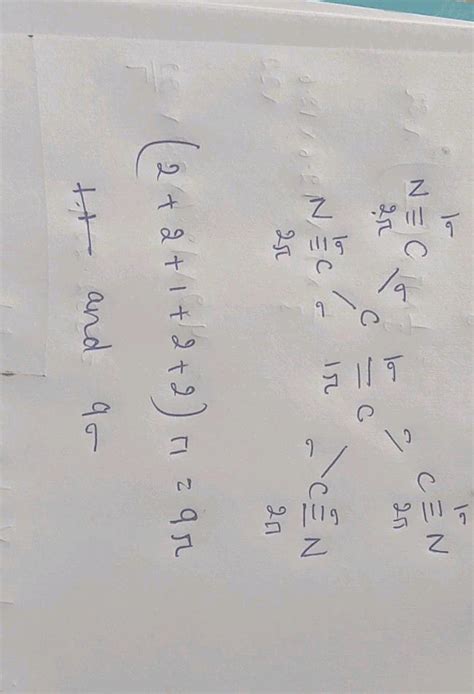 How Many O And It Bonds Are There In The Molecule Of Tetracyanoethylene