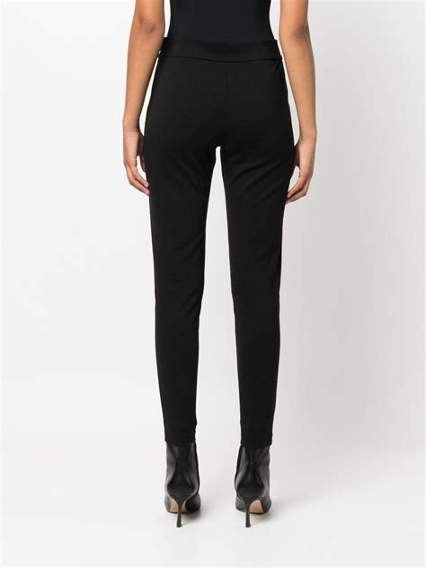 Michael Michael Kors Skinny Cut Faux Leather Trousers In Black ModeSens