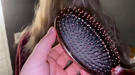 Asmr Hair Play Tapping And Brushing Youtube