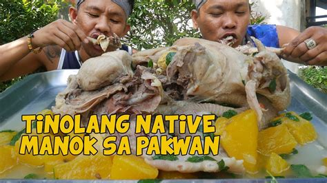 Tinolang Native Na Manok Sa Pakwan Youtube