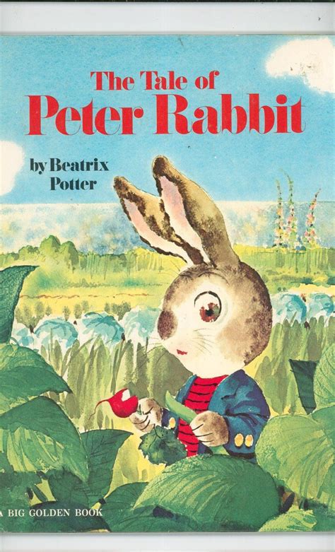 The Tale Of Peter Rabbit By Beatrix Potter Vintage Big Golden Book 1971