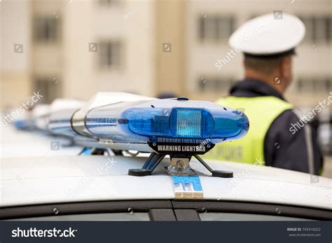 Blue Warning Lightbars On New Patrol Stock Photo 745416022 | Shutterstock