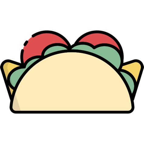 Taco Generic Outline Color Icon