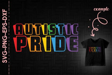 Autistic Pride By Utenbaw Thehungryjpeg