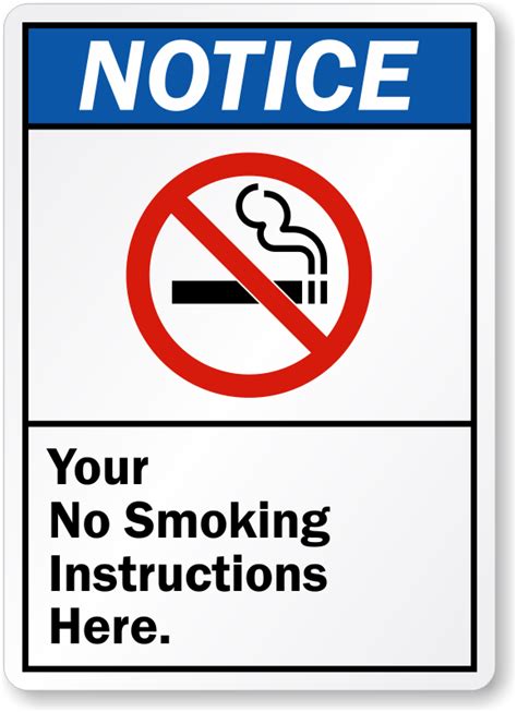 No Alcohol And Smoking Sign