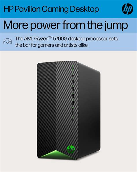 Buy Hp Pavilion Gaming Desktop Amd Ryzen G Processor Nvidia