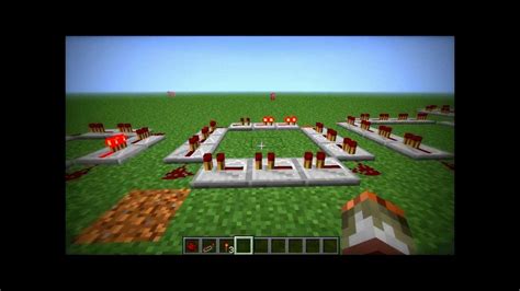 Minecraft Redstone Repeater Clock Tutorial Hd Youtube