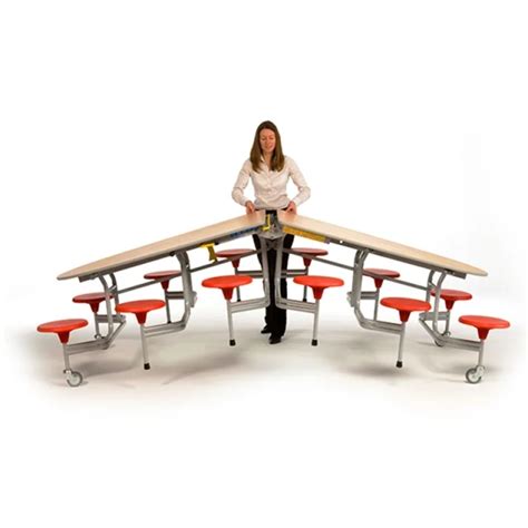 School Dining Hall Folding Table And Chair