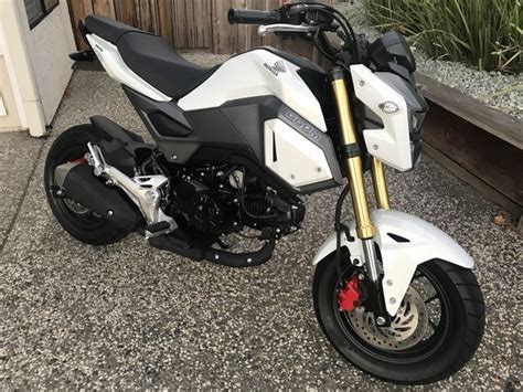 2018 Honda Grom Msx 125 White Immaculate Mint Condition Must See For