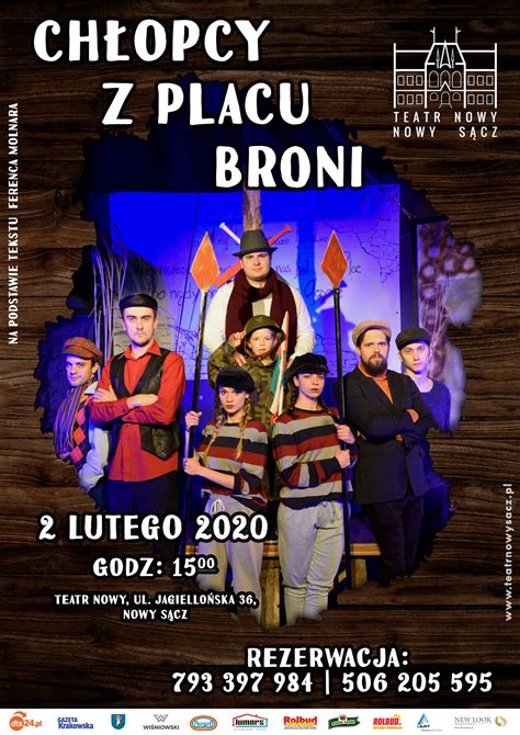 Teatr Nowy w Nowym Sączu w spektaklu Chłopcy z Placu Broni Nowy