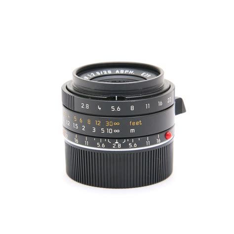 Leica Elmarit M Mm F Asph Bit Black Ebay