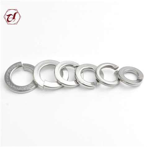 Stainless Steel 304 316 Fasteners Metal Washer Spring Lock Washer