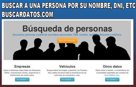 C Mo Buscar Personas Y Datos Por Dni En Argentina Gratis En