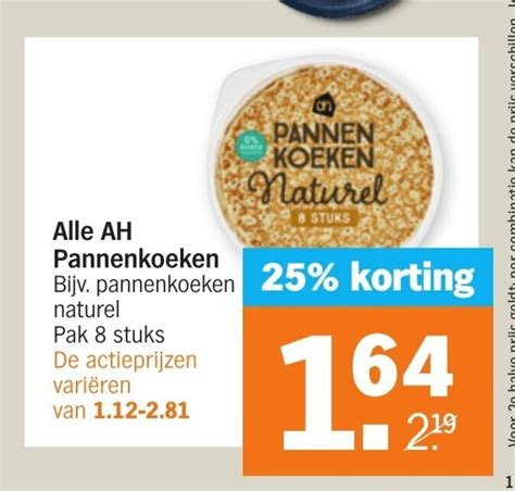 Alle AH Pannenkoeken Aanbieding Bij Albert Heijn