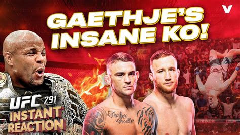 Justin Gaethje Knocks Out Dustin Poirier At Ufc Wins Bmf Belt