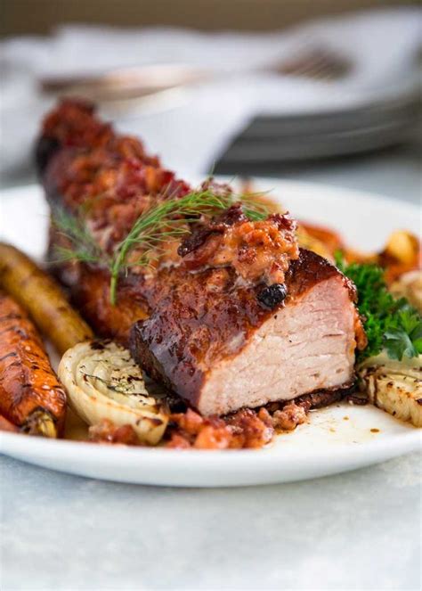 This Roasted Pork Loin Filet With Apples And Fennel Is Perfectly