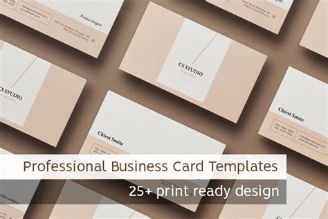 25 Professional Business Card Templates For 2023 Web Design Free