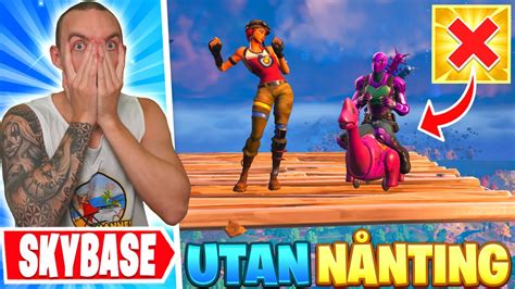 Bygger Skybase Utan N Nting I Fortnite Youtube