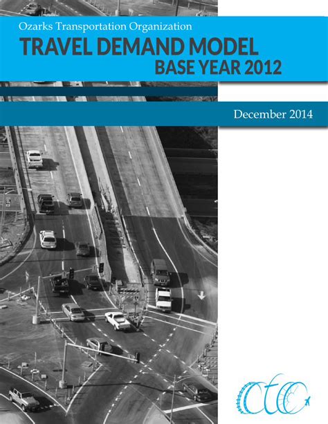 Pdf Ozarks Transportation Organization Travel Demand Model