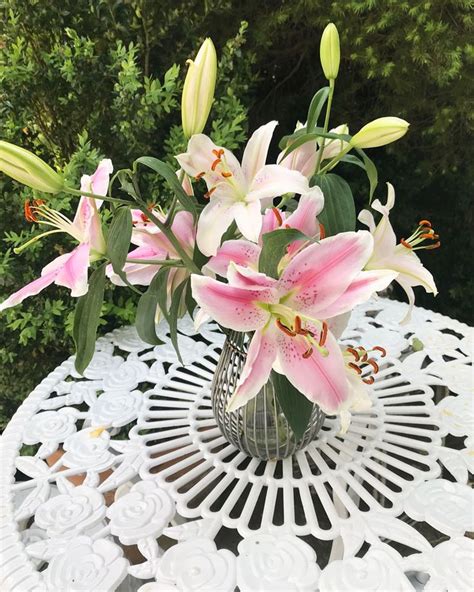 Lilien Bezaubern Lilien Blumenstrau Blumen