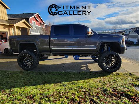 2015 Gmc Sierra 2500 Hd 26x14 Tis Offroad Wheels 40x1550r26 Ironman Tires