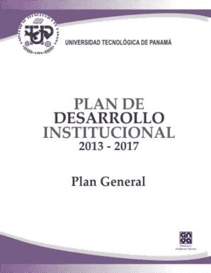 Fillable Online Plan General PDF 2 MB Universidad Tecnol Gica De