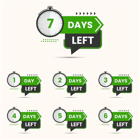 Premium Vector Number Of Days Left Banner Design With Countdown Timer