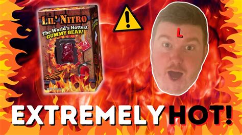 Worlds Hottest Gummy Bear Lil Nitro Challenge Forfeit 9 Million