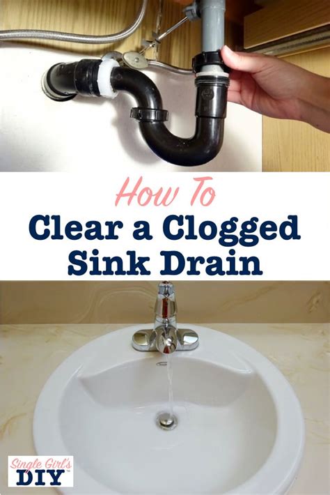 How To Clear A Clogged Sink Drain Clogged Sink Drain Clogged Sink