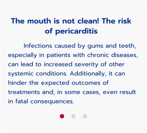 The Mouth Is Not Clean The Risk Of Pericarditis Chiangmai Hospital