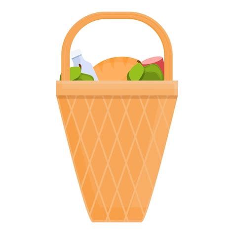 Premium Vector Leisure Basket Icon Cartoon And Flat Of Leisure Basket