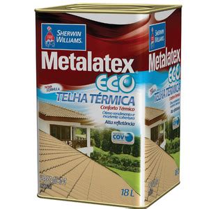 Tinta Acrílica Brilhante Metalatex Eco Telha Térmica Premium Vermelho