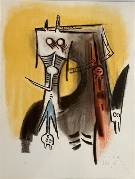 Le Regard Vertical Par Wifredo Lam 1973 Peinture Artsper