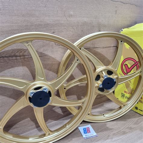 Jual VELG RACING VND SIX STAR SATRIA 2TAK HIU LUMBA Shopee Indonesia