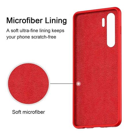 Capa Xiaomi Redmi Note 8 Pro Silicone Líquido Premium Vermelho