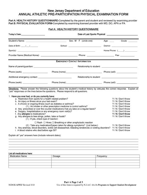 Blank Physical Exam Form Fill Out And Sign Online Dochub