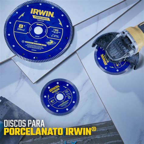 Disco De Corte Diamantado Porcelanato Turbo Fino Mm Irwin Bassotto