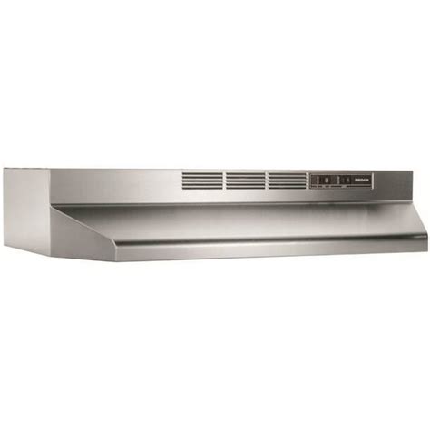 Broan Nutone F40000 Series 30 160 Cubic Feet Per Minute Convertible Under Cabinet Range Hood