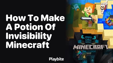 How To Make A Potion Of Invisibility In Minecraft Playbite