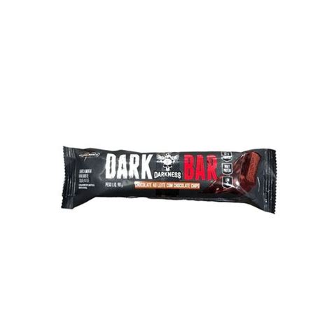 Barra De Proteína Dark Bar Chocolate Ao Leite Com Chocolate Chips 90g