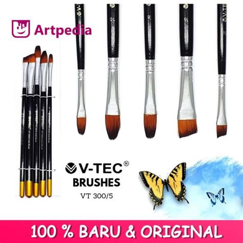 V Tec Brush Vt Set Kuas Lukis Set Kuas V Tec Lazada Indonesia