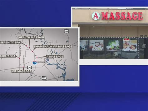 Beaumont Police Close Three Massage Parlors Arrest Two People After