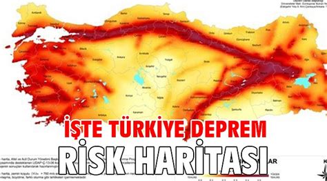 Te T Rkiye Deprem Risk Haritas G Ndem Man Et Zmir