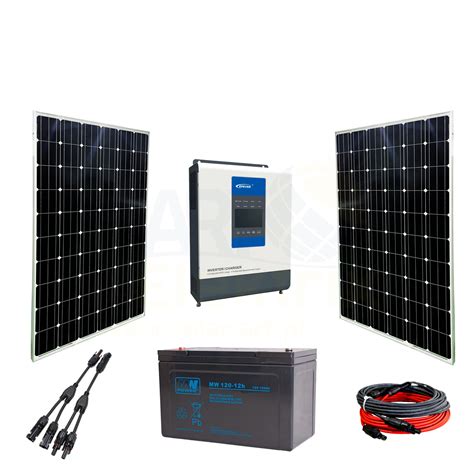 Zestaw Off Grid Fotowoltaiczny 1kW Magazyn 1 2kWh Zestawy Solarne