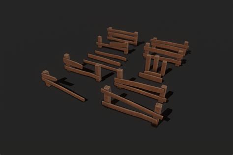 Stylized Fence Set 3d 环境 Unity Asset Store