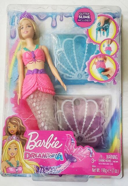 Barbie Dreamtopia Slime Mermaid Doll With Slime Packets Mattel Ebay