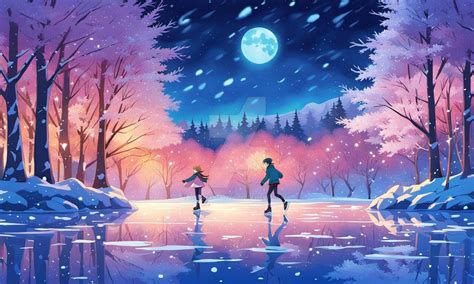 Ice skating rink anime wallpaper by RebelsFantasyWorld on DeviantArt