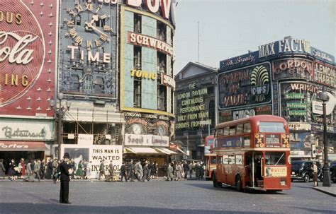 London Piccadilly Circus 1950s A Photo On Flickriver