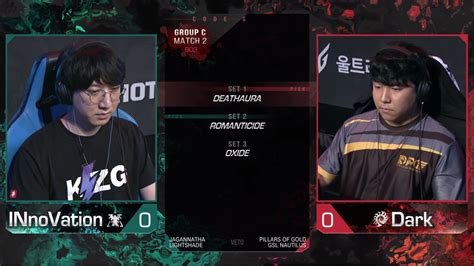 2021 GSL S1 Ro 16 Group C Match2 INnoVation Vs Dark YouTube