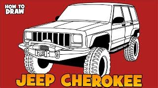 How To Draw A Jeep Cherokee Easy Artist S Guide Jeep Car Info